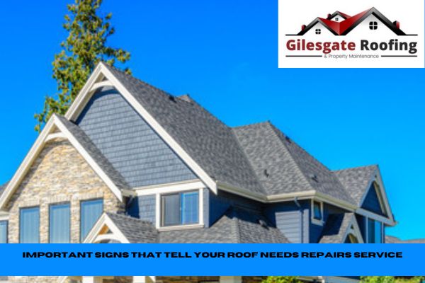 Important Signs That Tell Your Roof Needs Repairs Service